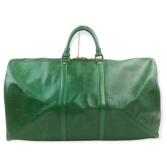 Louis Vuitton Handbags - 💎AUTHENTIC💎 Louis Vuitton Green Epi Keepall 55 Carryon Duffle